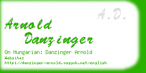 arnold danzinger business card